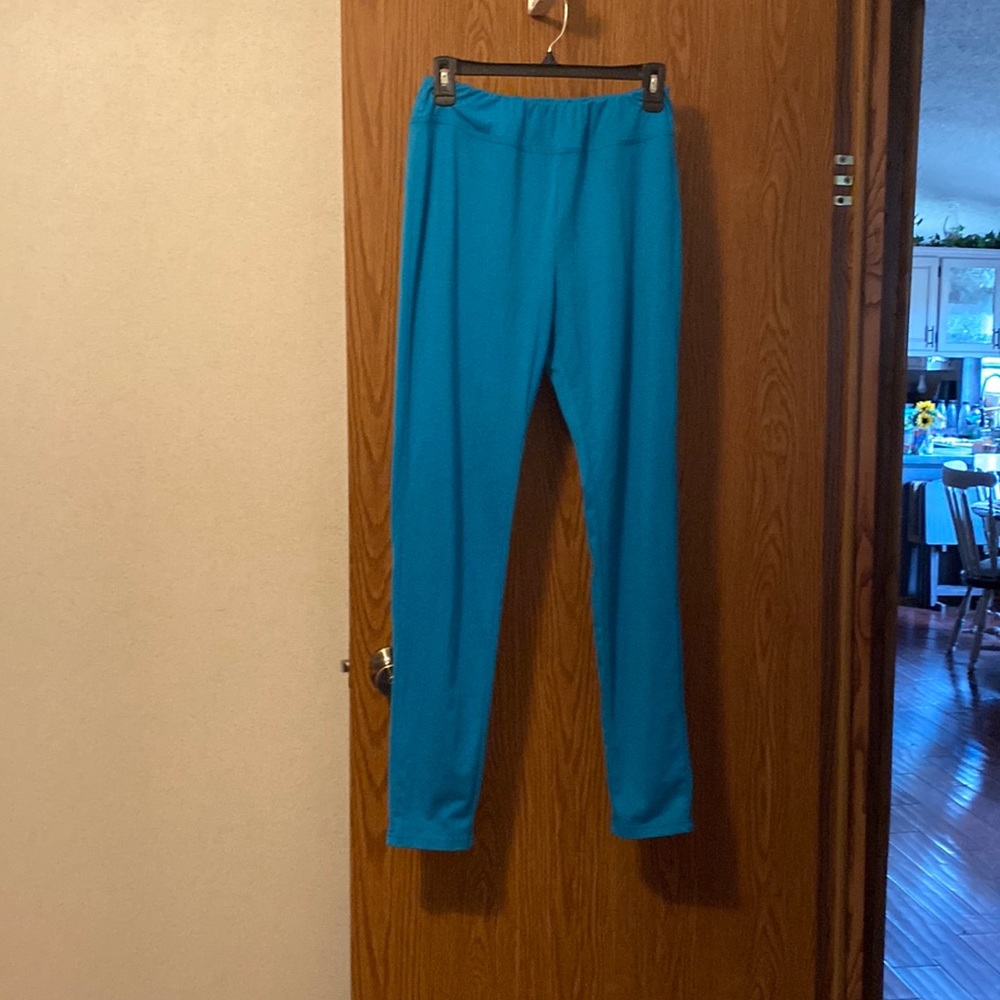 New L&B Turquoise Leggings Size L